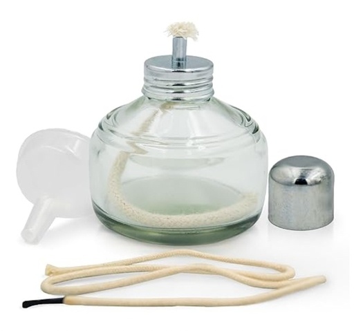 [IU-M-1-2] Mechero de alcohol con Mecha y Embudo - 120ml