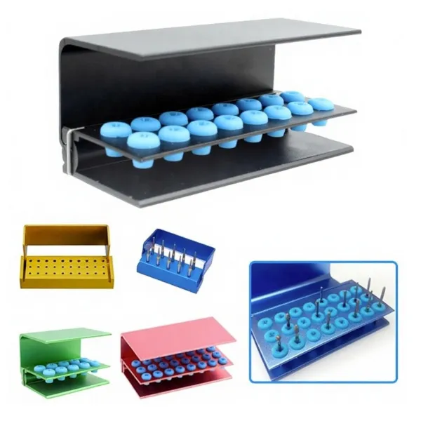 Soporte esterilizable, con 24 orificios