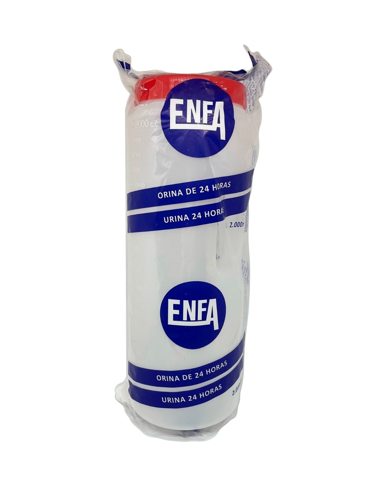 Envase Colector de Orina 24 Horas - 2 Litros