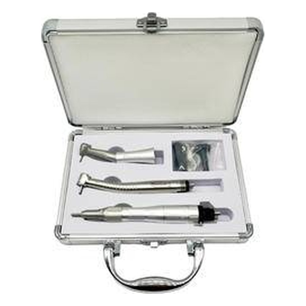 Kit Instrumental Rotatorio:  Micromotor,  Turbina, Contraángulo, Pieza de Mano. Con luz led (copia)