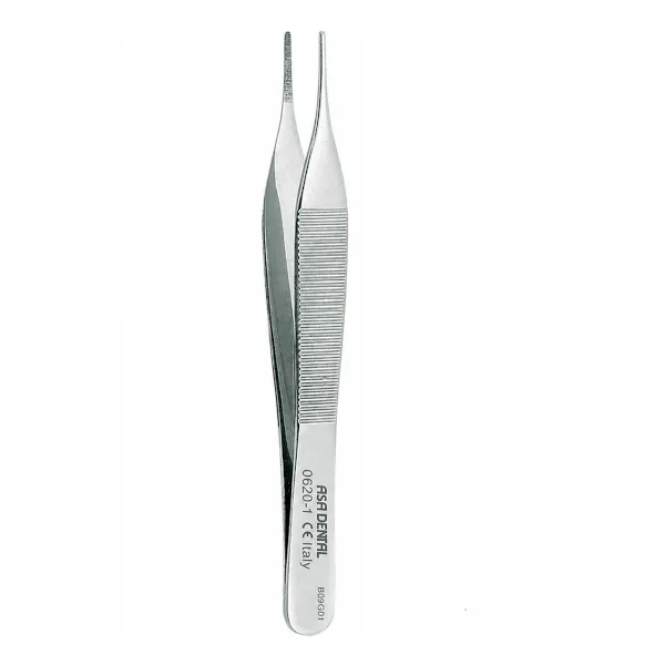 Pinza adson 12 cm sin dientes ASA DENTAL