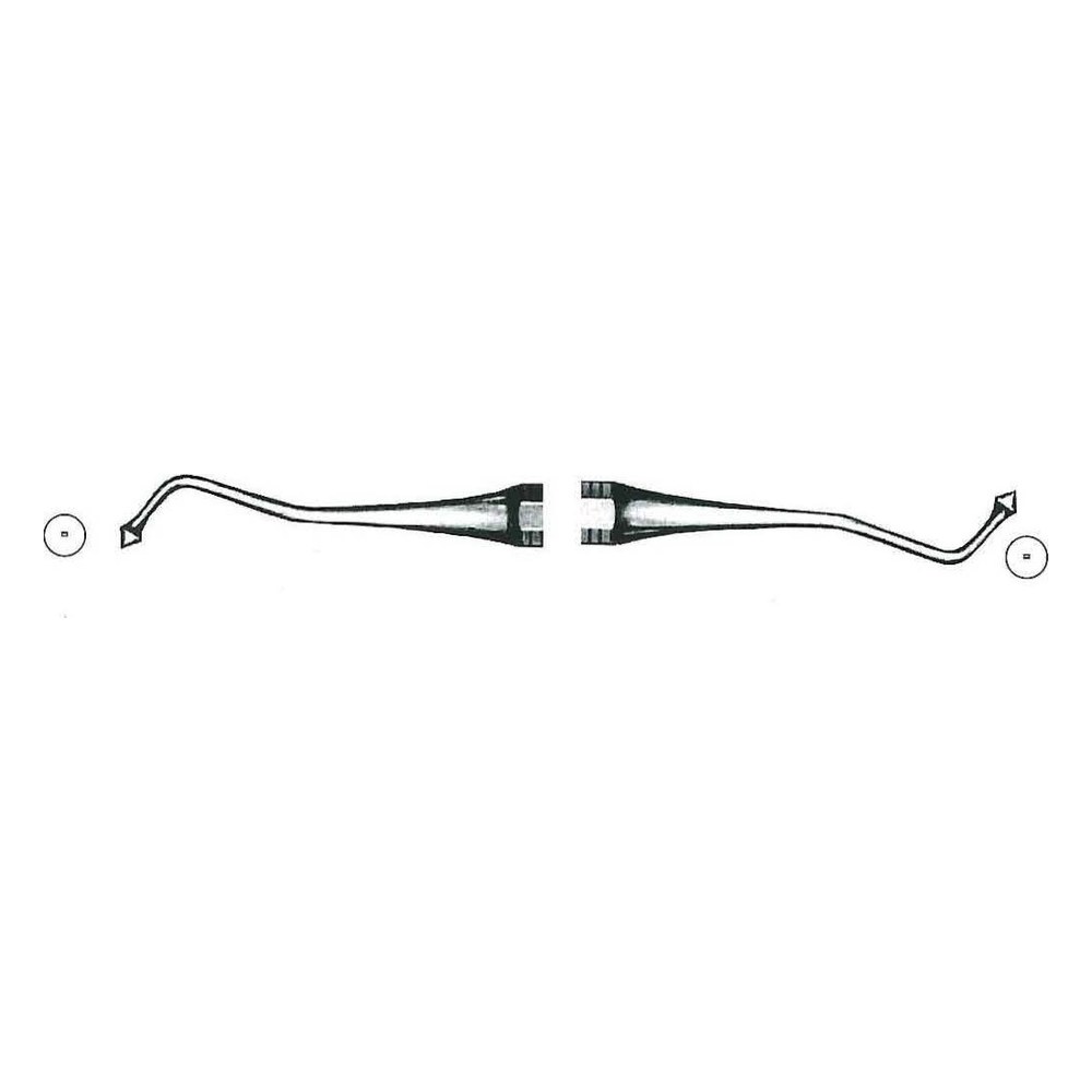 Instrumento de Amalgam Westcott, Tipo 21 Bellota