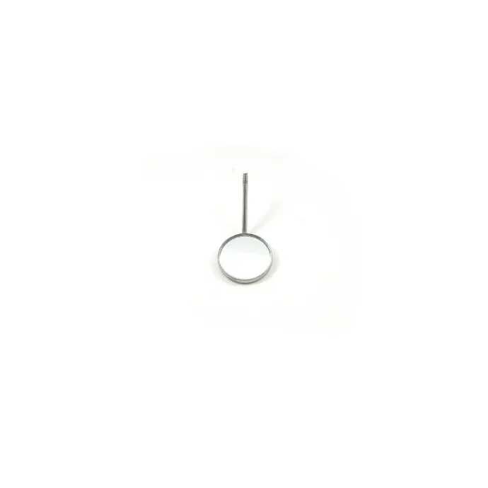 Flat oral mirror, simple thread - diameter = 24 mm