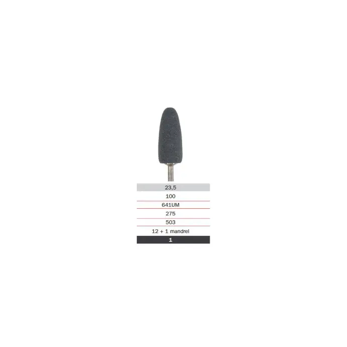 Polishers 641 UM, Ø 10 mm, tip 23.5 mm