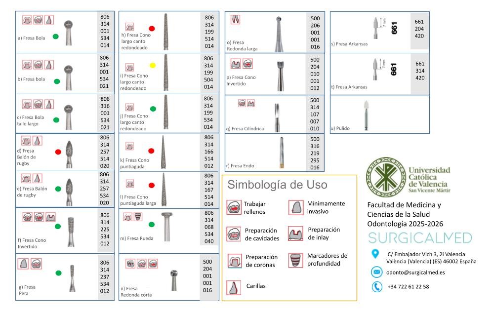 Set de Fresas Integral para Adulto