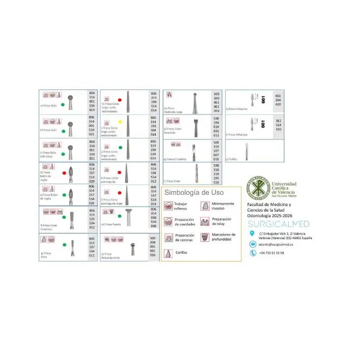 Set de Fresas Integral para Adulto