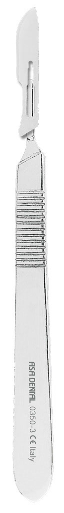 Bisturí Asa handle, number 3