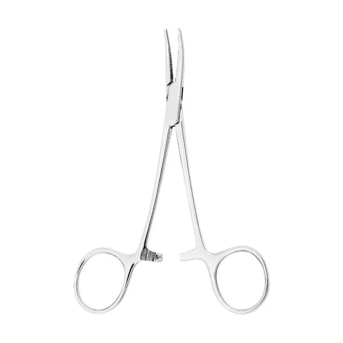 Pinza de mosquito Halsted -  longitud = 12.5 cm / 5", Curva ASA