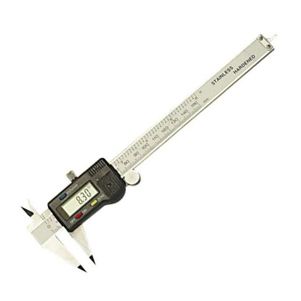 Caliper with Digital Vernier Tips