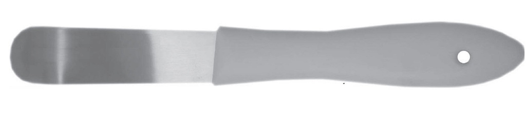 Spatula for alginate curve