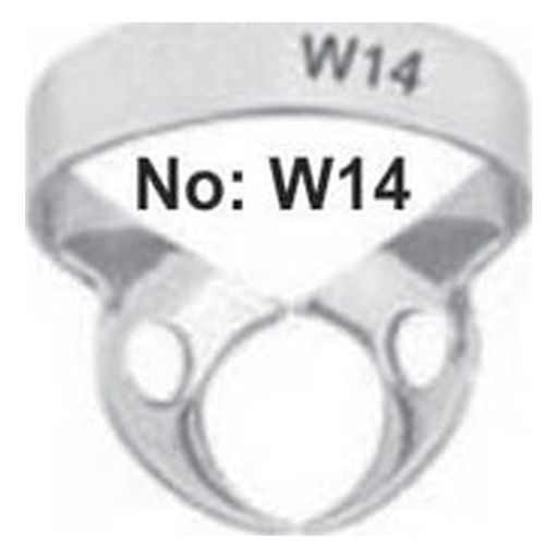 [IU-RDW14] Clamp Número W14