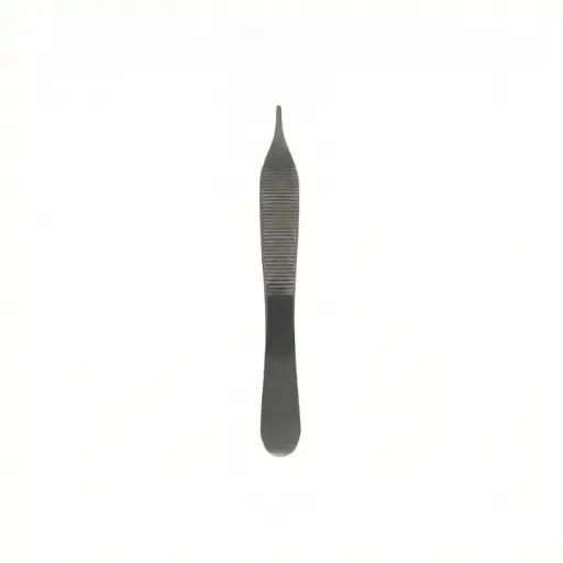 [IU-00464] Pinza de Disección Adson con Punta Recta, Con Dientes de 1:2 - Longitud de 12 cm