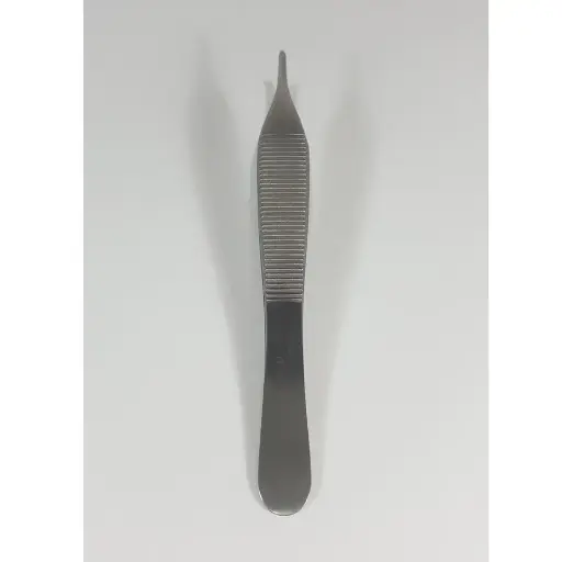 [IU-00464] Pinza de Disección Adson con Punta Recta, Con Dientes de 1:2 - Longitud de 12 cm