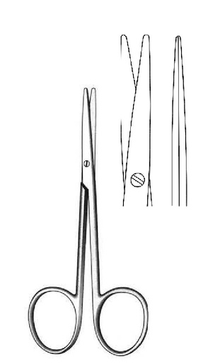 [IU-02452] Tijera de Disección Metzenbaum con Punta Roma, Recta - Longitud de 11,5 cm