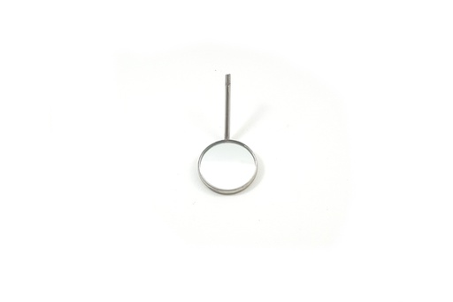 [IU-09647] Flat oral mirror, simple thread - diameter = 24 mm