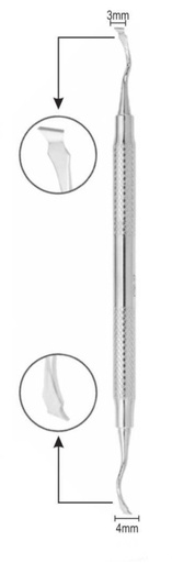[IU-T68] Curved Waldsach Chisel