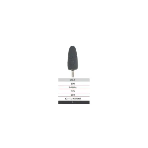 [IU-F641UM] Fresa Pulidor 641 UM - Diámetro de 10 mm, Punta de 23.5 mm