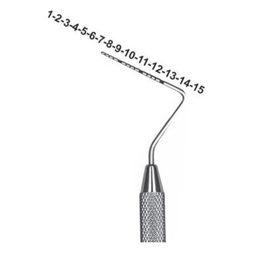 [IU-CP15NORTE] Periodontal Probe No WHO North Carolina