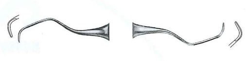 [IU-GR-7/8L-F] Gracey Figure 7/8 Periodontal Instrument (Fine Handle)
