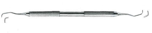 [IU-GR-1/2L-F] Gracey Periodontal Instrument Figure 1/2 (Fine Handle)