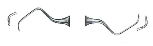 [IU-GR-9/10L-F] Gracey Figure 9/10 Periodontal Instrument (Fine Handle)