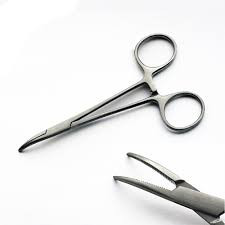 [IU-00600-S] HALSted mosquito clamp - length = 12.5 cm / 5 ", curve s