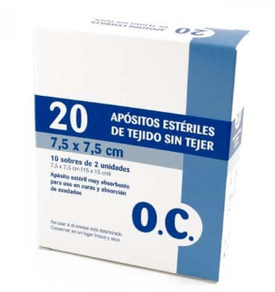 Compresas Estériles de Tejido Sin Tejer 4 Capas 30G/m2 de OC