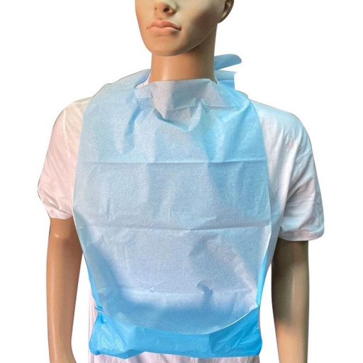 [IU-S16870] Babero de Adulto con Bolsillo, 35x65cm - Pack de 125 unidades