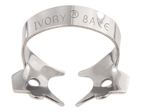 [IU-RD8A-IV] Clamp IVORY nº 8A molares superiores e inferiores