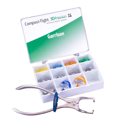 [IU-T1022] Kit FX-HFF-50 Garrison (anillos + bandas + cuñas + forceps)